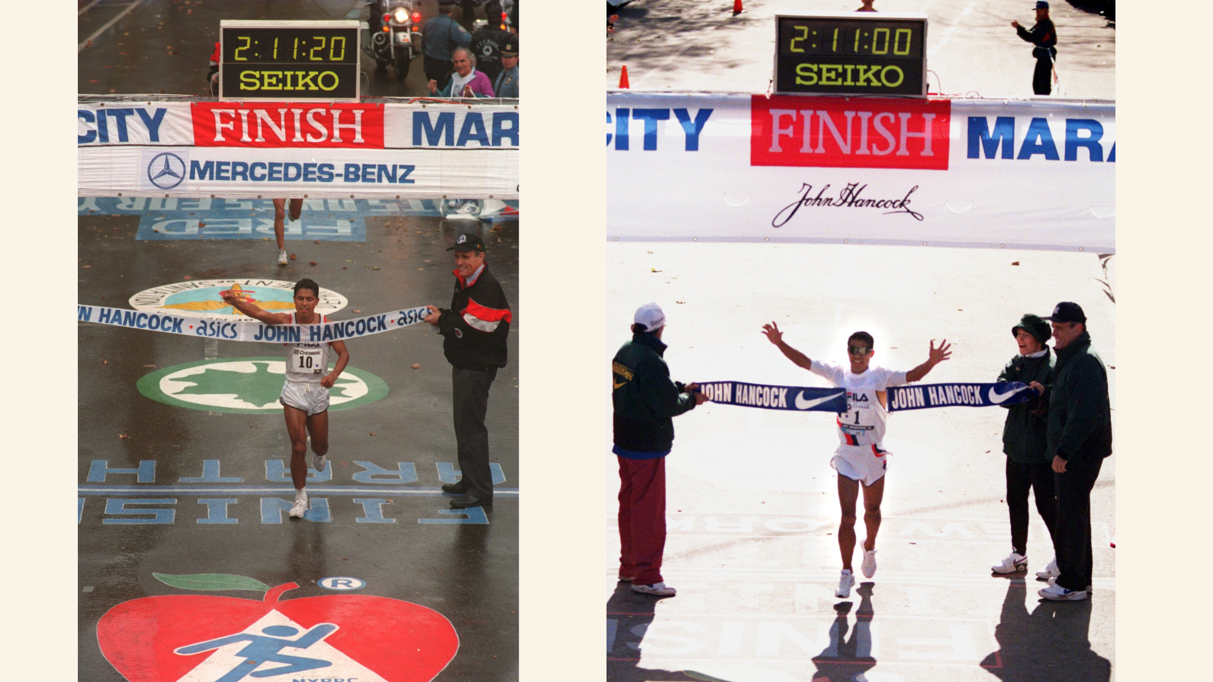 german silva wins 1994 and 1995 new york city marathon